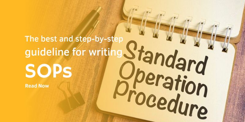 Ultimate and step by step guide to write SOPs